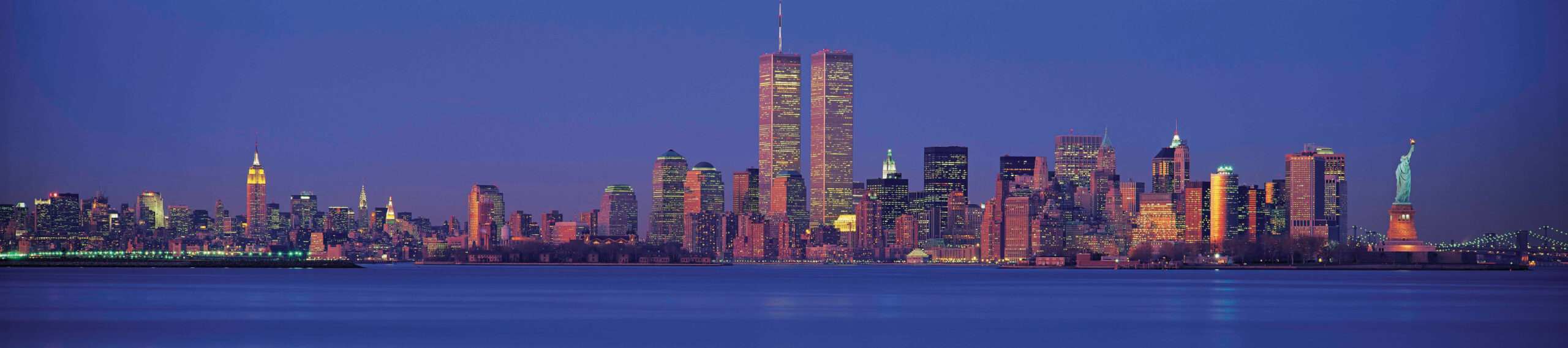 New York skyline from Jersey City. Richard Berenholtz, 1999.