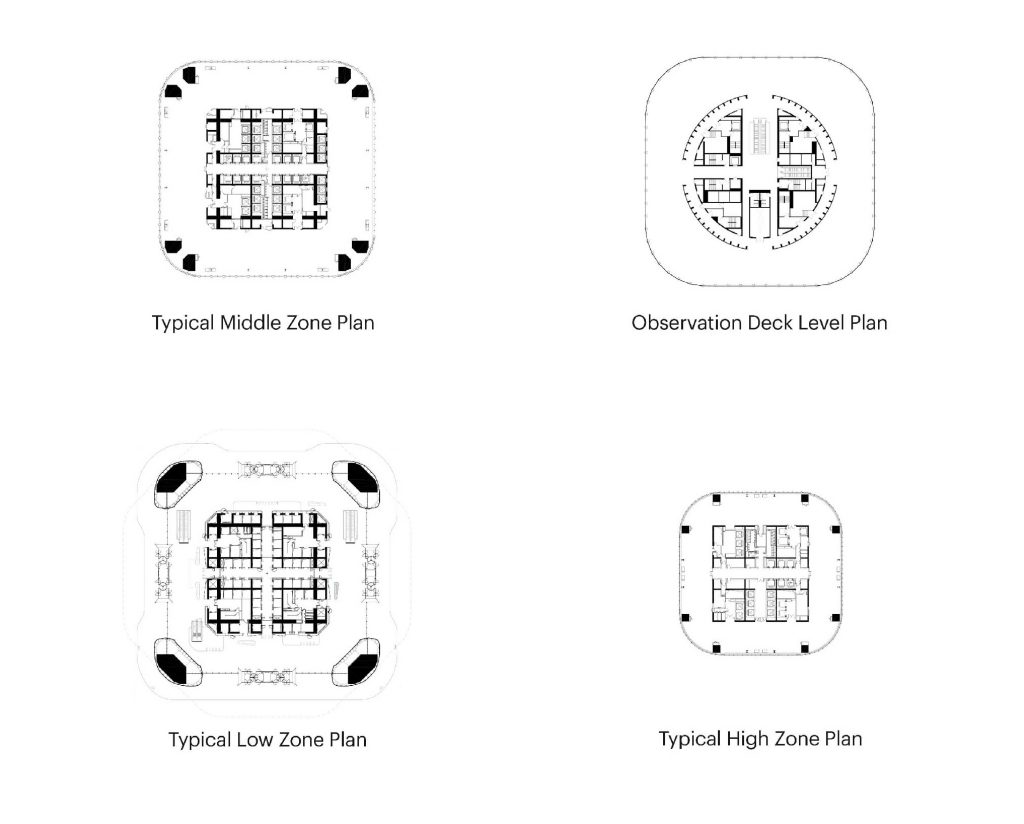 Floor plans. KPF