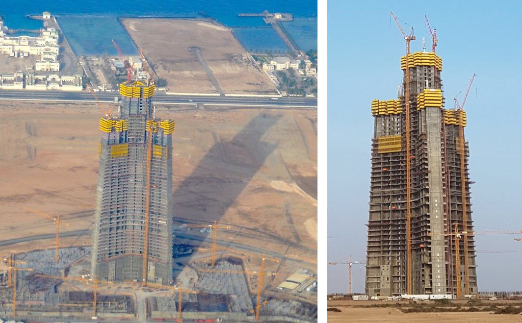 Construction views. (Left) Alejandro vn and (right) Ammar shaker via Wikipedia.