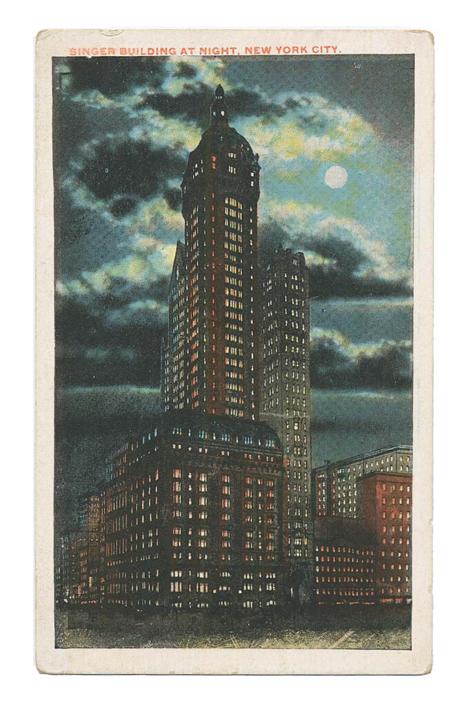 Postcard of Singer Building