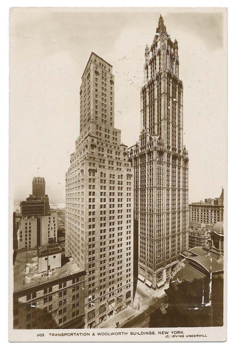 Woolworth Building World S Tallest Towers   Postcard Woolworth Building 13 768x1152 