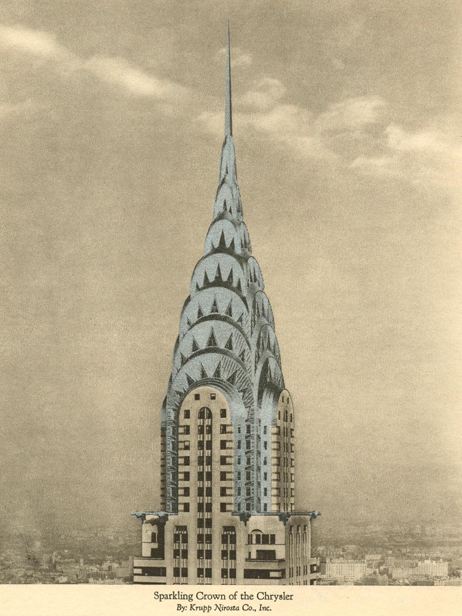 The Chrysler Building, 77 Stories. John B. Reynolds (c. 1930) Courtesy of Andrew S. Dolkart