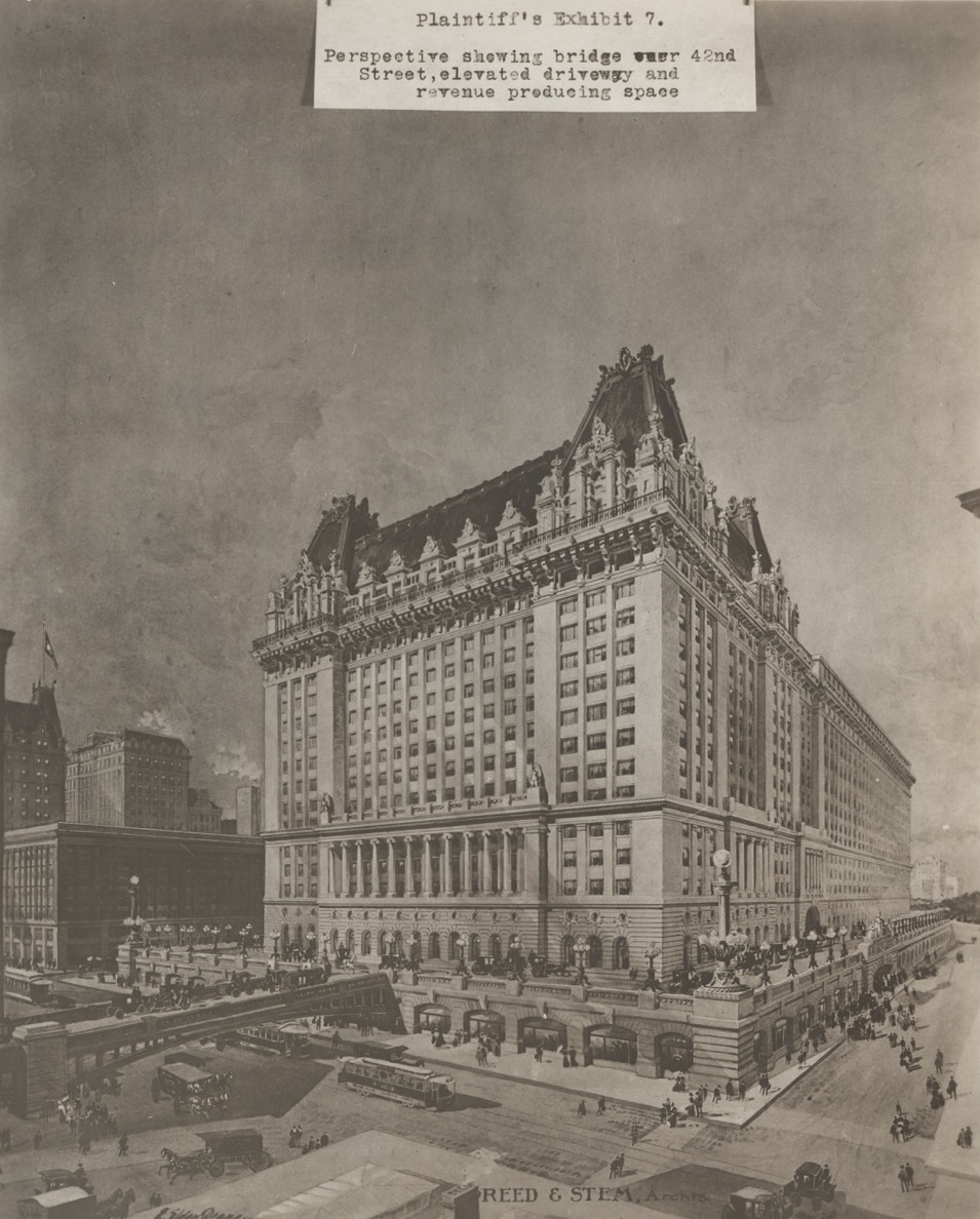 9. Exhibit 7 Perspective Showing Bridge Over 42nd Street Large