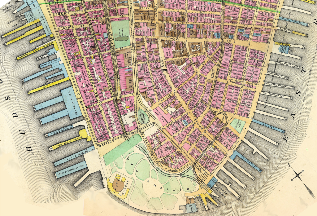 Maps The Rise of Wall Street