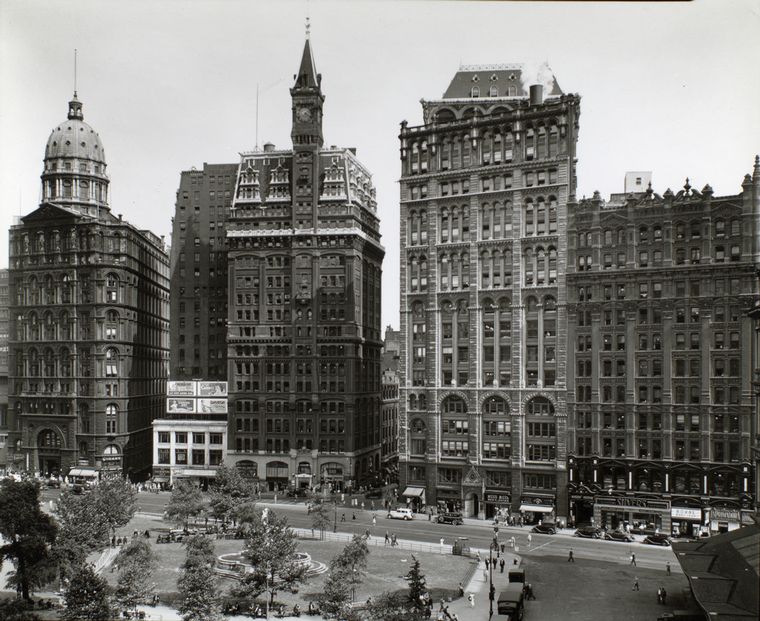 New York's Newspaper Towers - The Skyscraper Museum