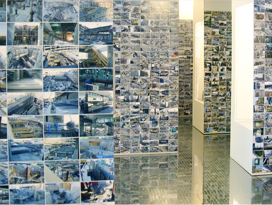 Gallery view of back of cases showing construction photographs in a grid layout