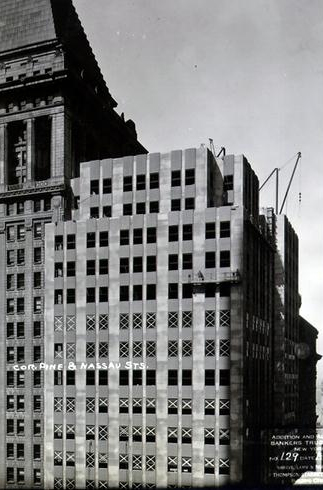 Bankers Trust Annex Construction, 1932
Collection: The Skyscraper Museum, #129