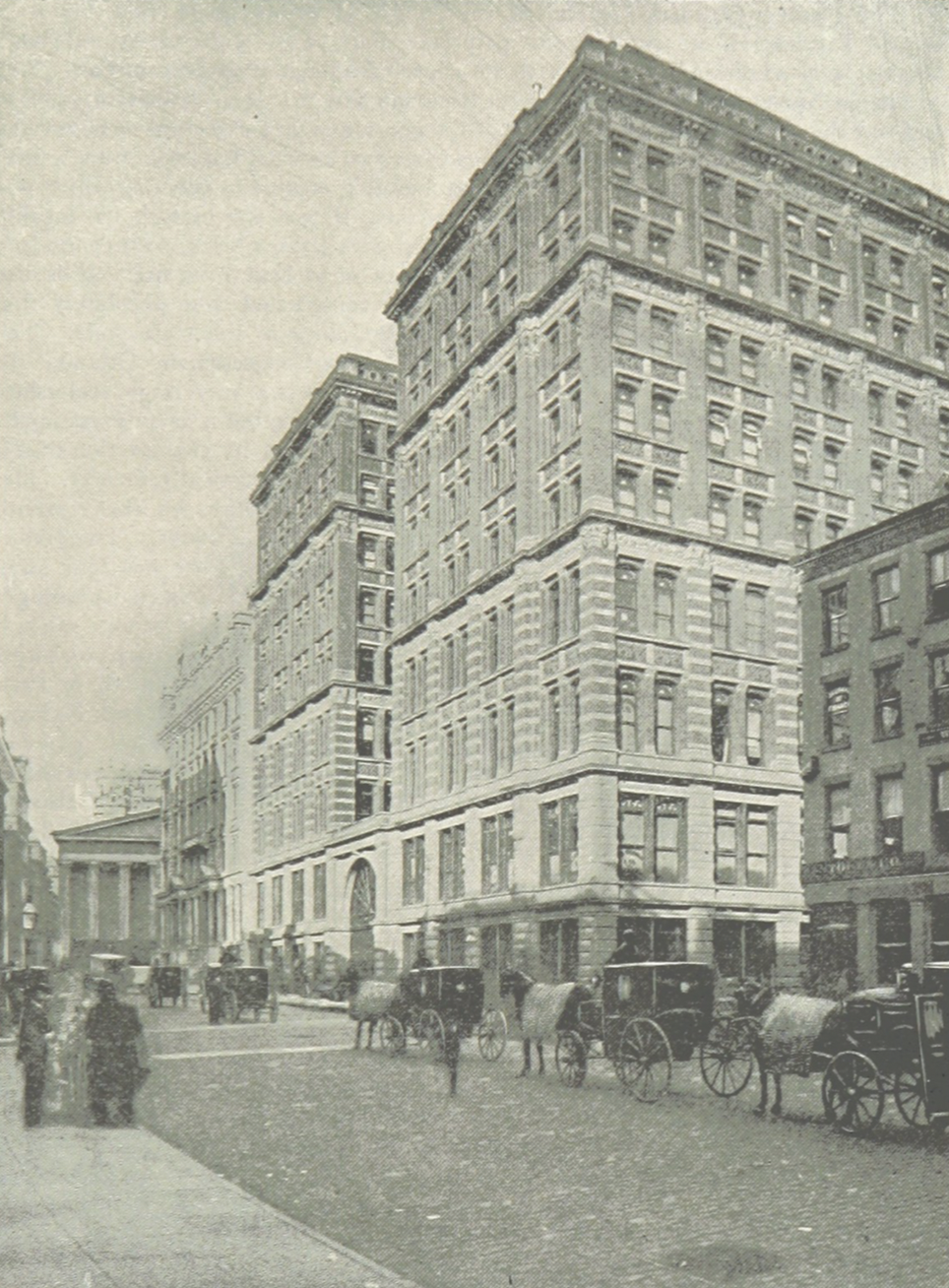 Mills Building. From Moses King, <i>King's Handbook of New York</i> (Boston: Moses King, 1893), 823.