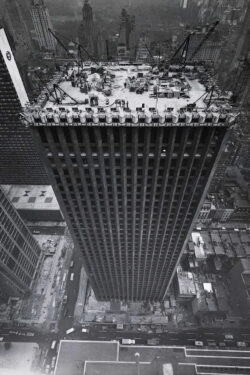 CBS Building in NYC under construction