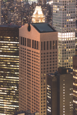 The AT&T Building, no3 550 Madison, a skyscraper in NYC.