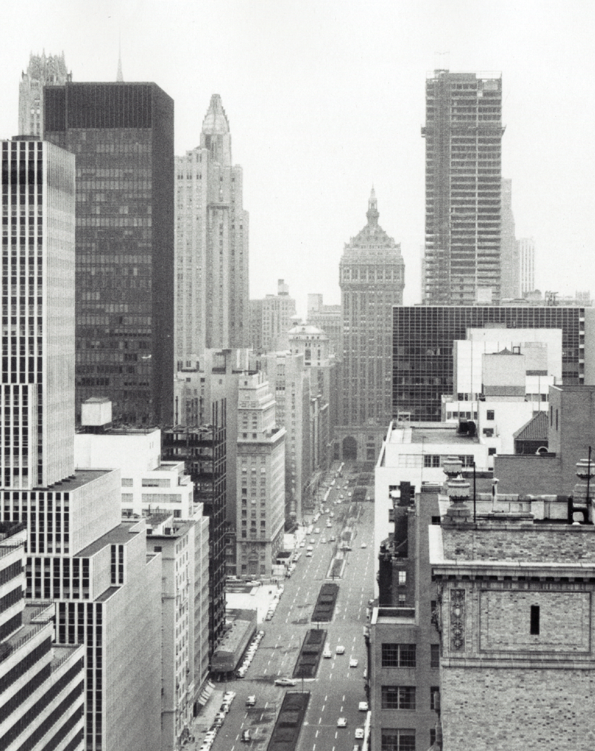 Aerial view of Park Avenue, Angelo Rizzuto, 1959. Library of Congress.